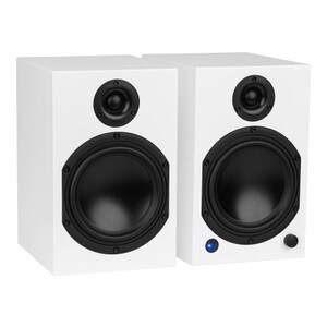 Dayton Audio M6 6-1/2" Powered Desktop Speakers with USB DAC, Matte White